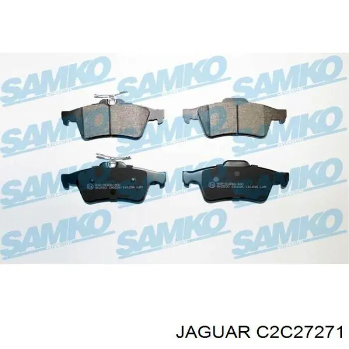 C2C27271 Jaguar колодки тормозные задние дисковые