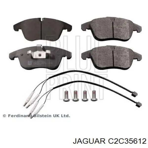 C2C35612 Jaguar передние тормозные колодки