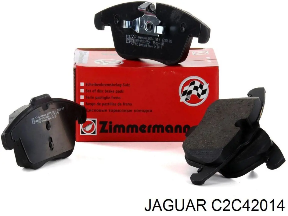 Передние тормозные колодки C2C42014 Jaguar