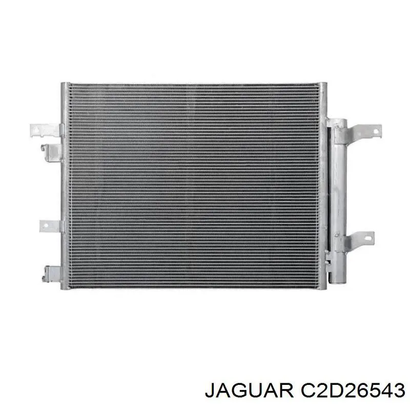 C2D26543 Jaguar радиатор кондиционера