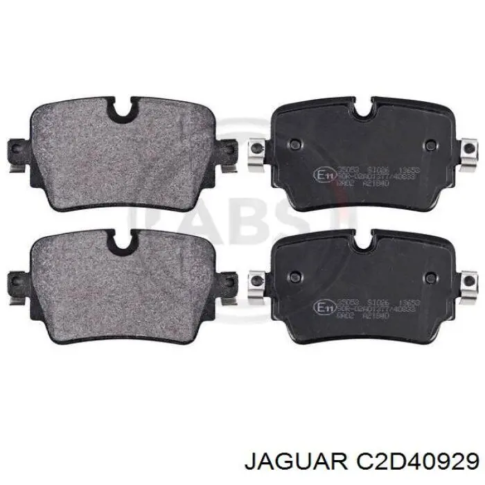Колодки дисковые  Jaguar C2D40929 цена, от 53.63 USD
