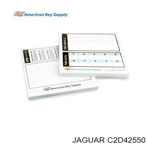 Ключ замка зажигания Jaguar C2D51457 цена, от 50.68 USD