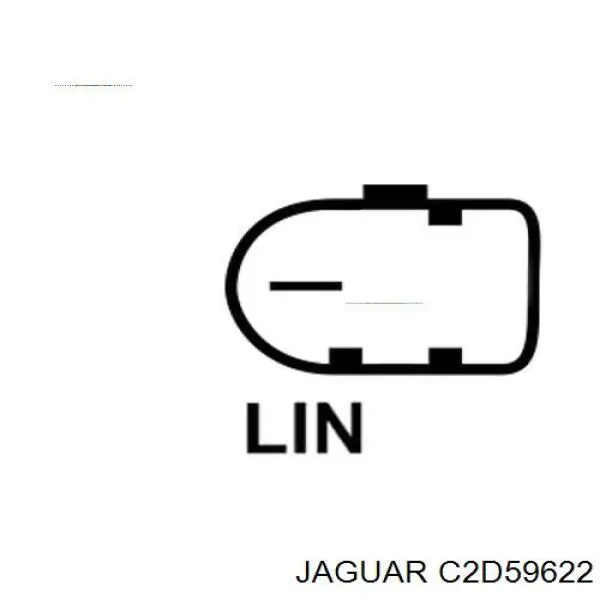 C2D59622 Jaguar Генератор автомобильный