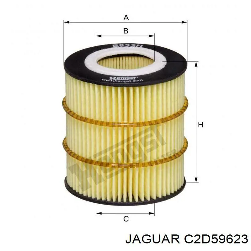Купить C2D59623 Jaguar Фильтр центробежный очистки масла