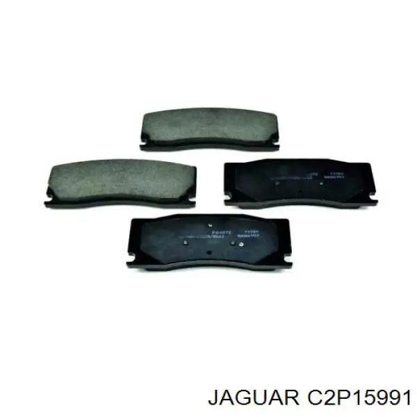 Передние тормозные колодки C2P15991 Jaguar