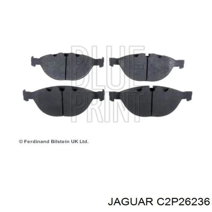 Передние тормозные колодки C2P26236 Jaguar