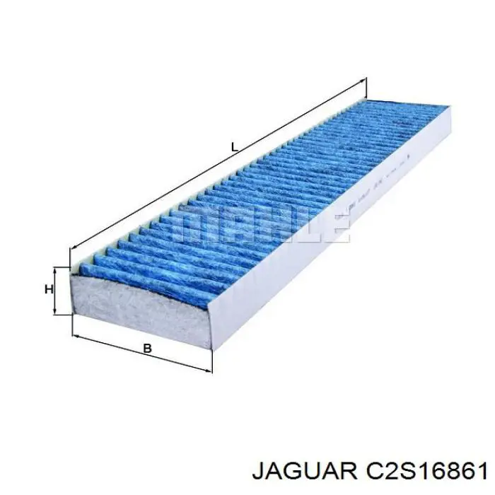 C2S16861 Jaguar Внутрисалонный фильтр