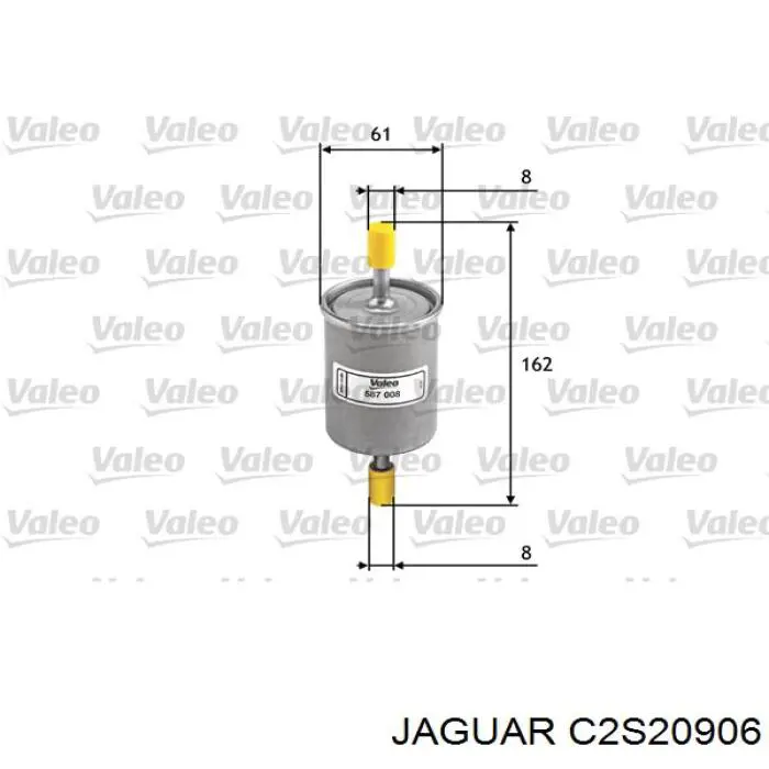 Топливный фильтр C2S20906 Jaguar