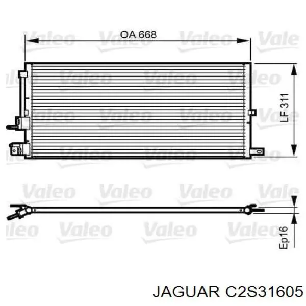 C2S31605 Jaguar Конденсатор