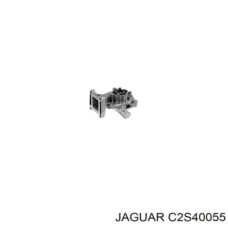 Помпа водяная (насос) охлаждения, в сборе с корпусом C2S40055 Jaguar