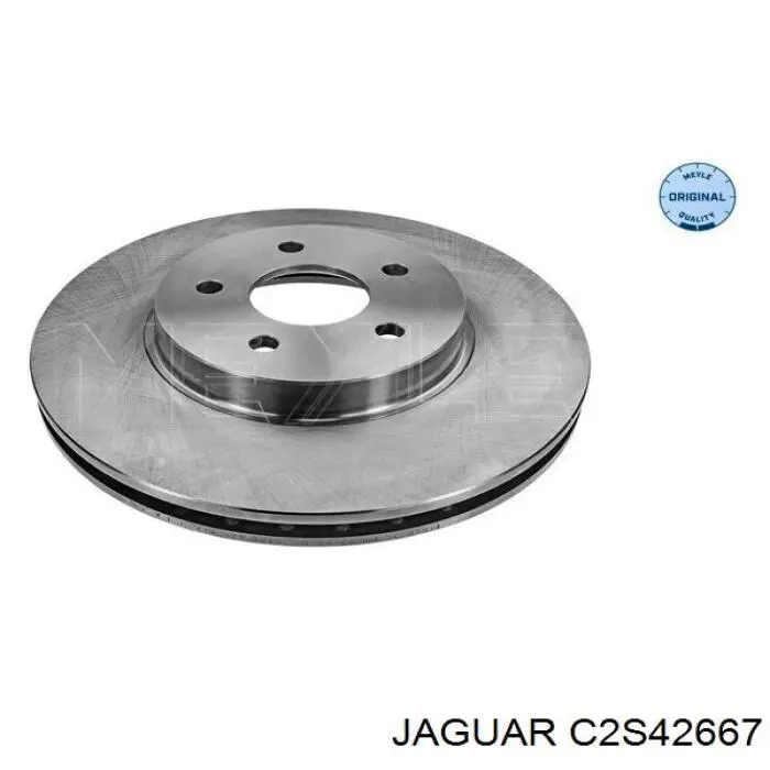 C2S42667 Jaguar диск тормозной передний