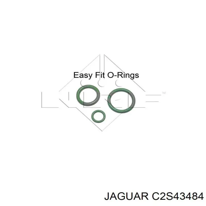 C2S43484 Jaguar радиатор кондиционера