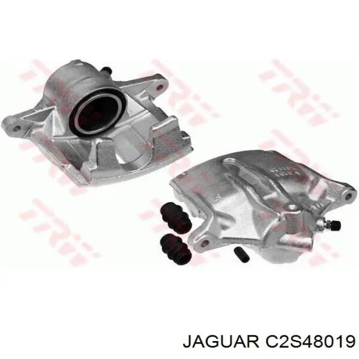 C2S48019 Jaguar суппорт тормозной передний правый