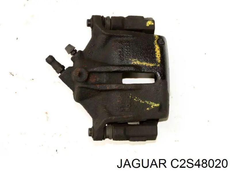 C2S48020 Jaguar суппорт тормозной передний левый