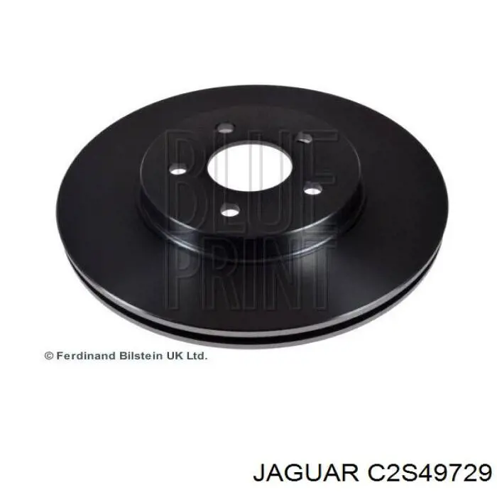C2S49729 Jaguar диск тормозной передний