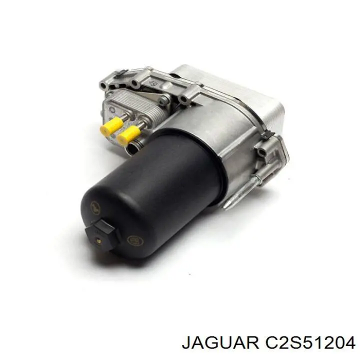 C2S51204 Jaguar radiador de óleo (frigorífico, debaixo de filtro)