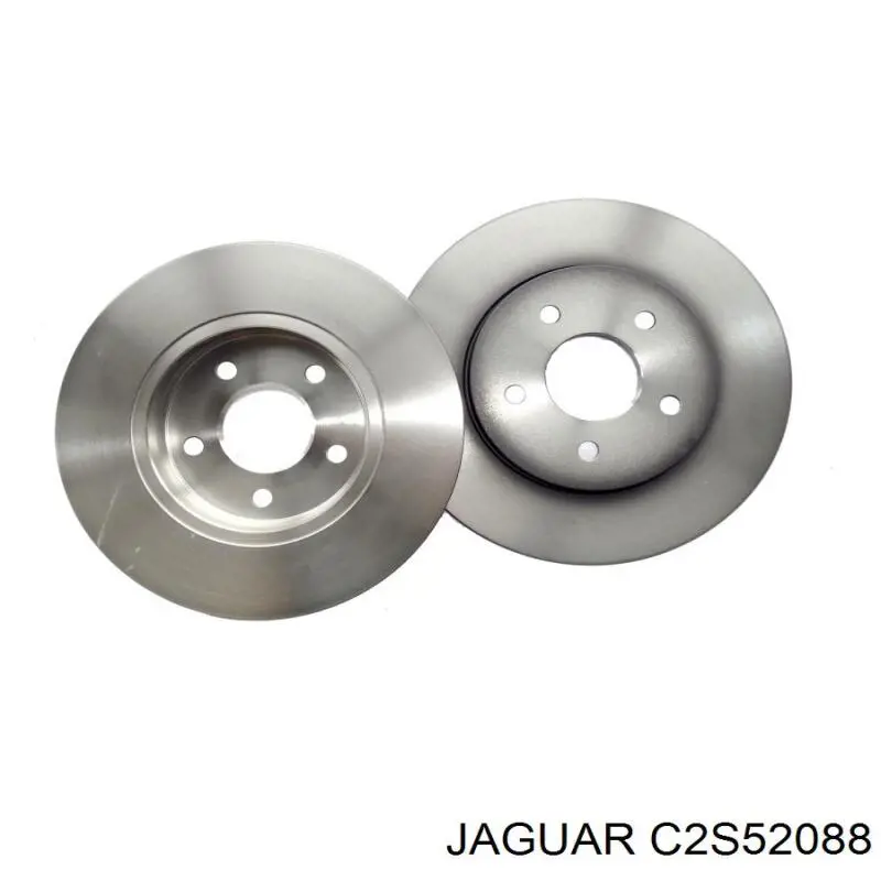 C2S52088 Jaguar диск тормозной задний