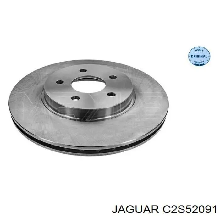 C2S52091 Jaguar диск тормозной передний