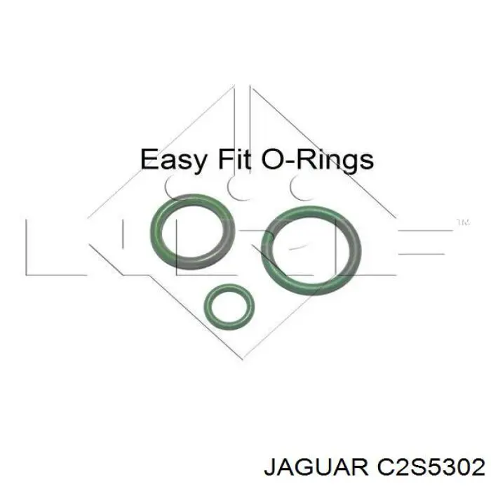 Радиатор кондиционера Jaguar C2S5302