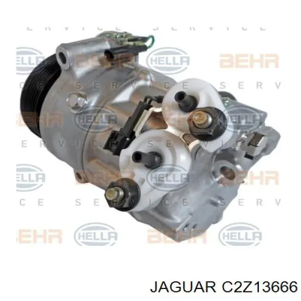 C2Z13666 Jaguar compressor de aparelho de ar condicionado