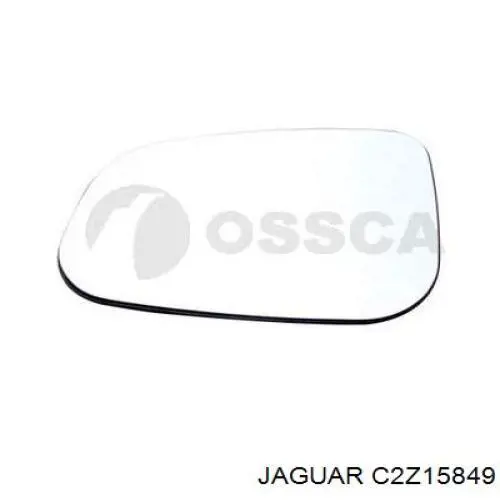 C2Z15849 Jaguar зеркальный элемент зеркала заднего вида левого