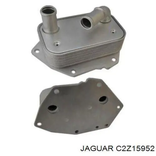 C2Z15952 Jaguar корпус масляного фильтра