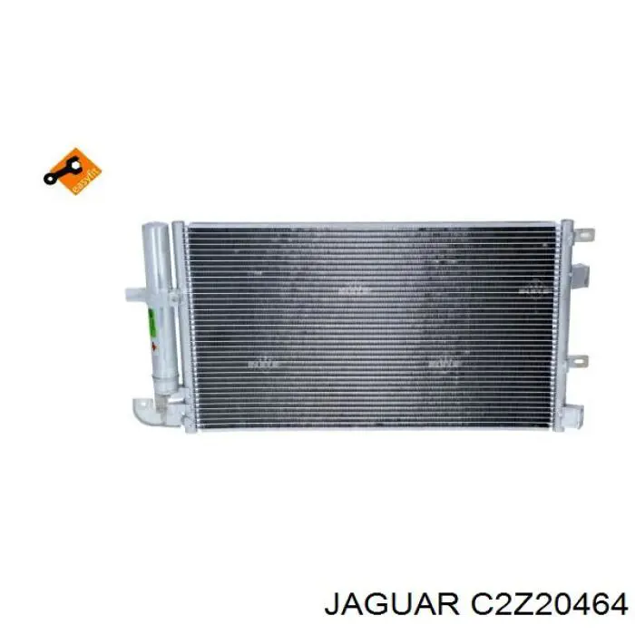 Радиатор кондиционера Jaguar C2Z20464