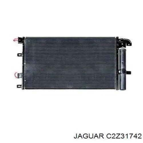 Купить C2Z31742 Jaguar Радиатор системы охлаждения кондиционера
