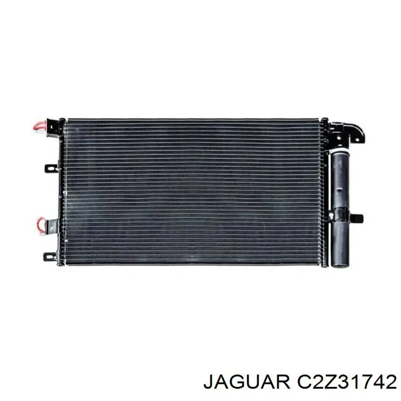 Радиатор кондиционера Jaguar C2Z31742