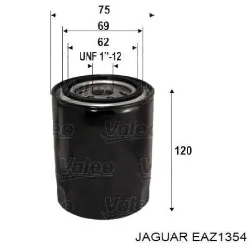 EAZ1354 Jaguar масляный фильтр