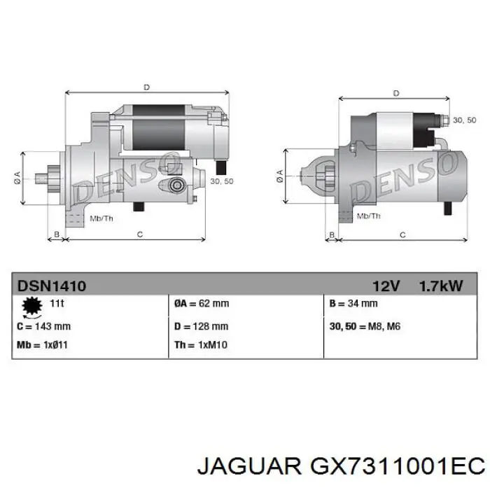 GX7311001EC Jaguar 