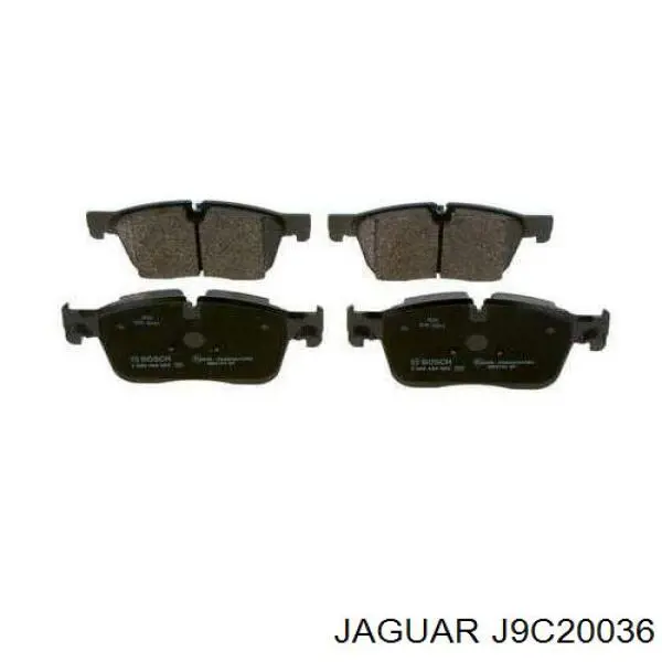 Передние тормозные колодки J9C20036 Jaguar