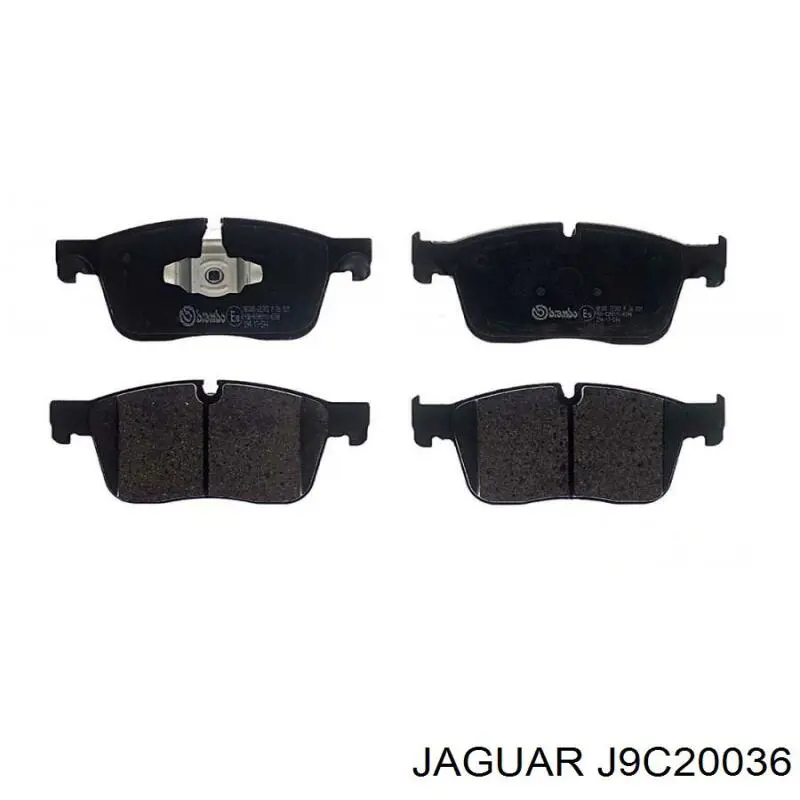 Колодки Jaguar J9C20036 цена, от 87.54 USD