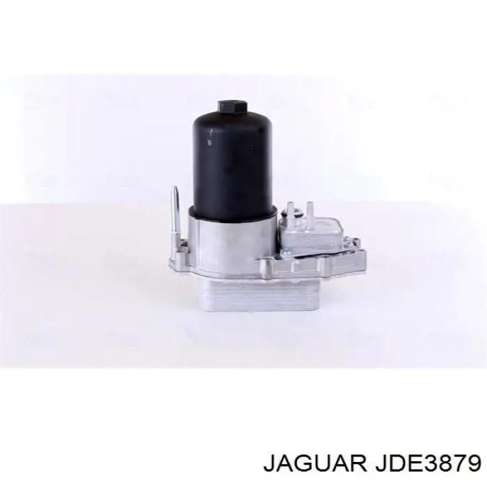 JDE3879 Jaguar радиатор масляный (холодильник, под фильтром)