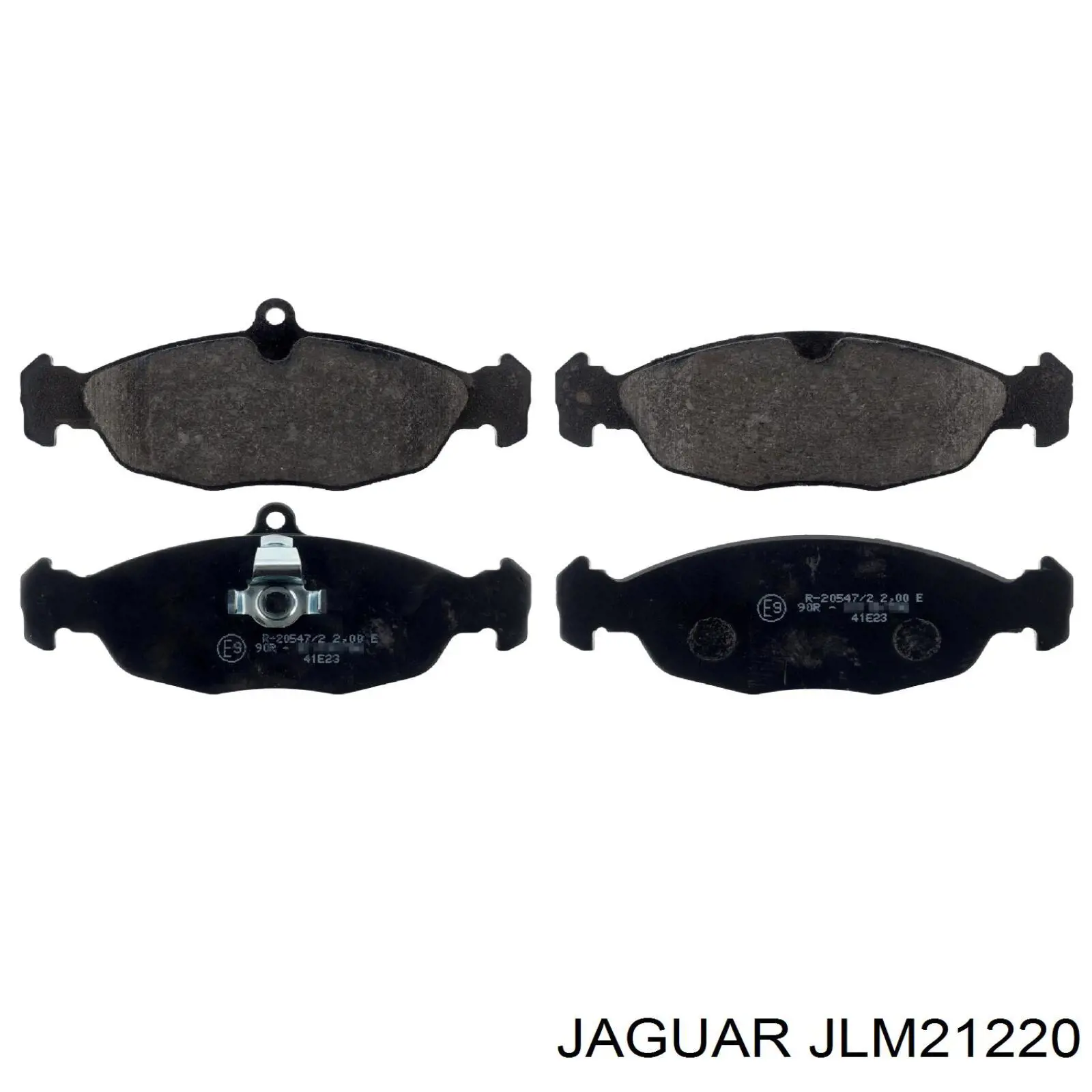 Колодки тормозные задние дисковые Jaguar JLM21220