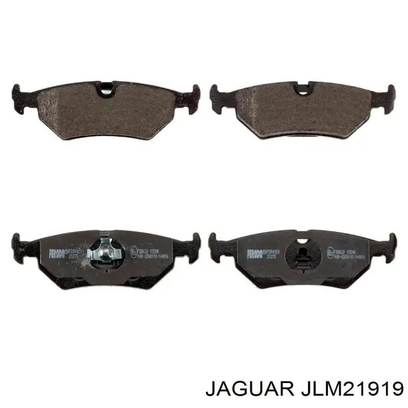 Задние тормозные колодки JLM21919 Jaguar