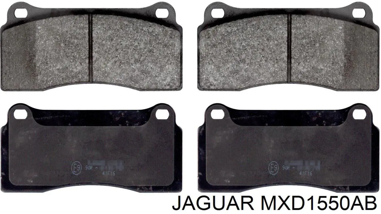 Передние тормозные колодки MXD1550AB Jaguar