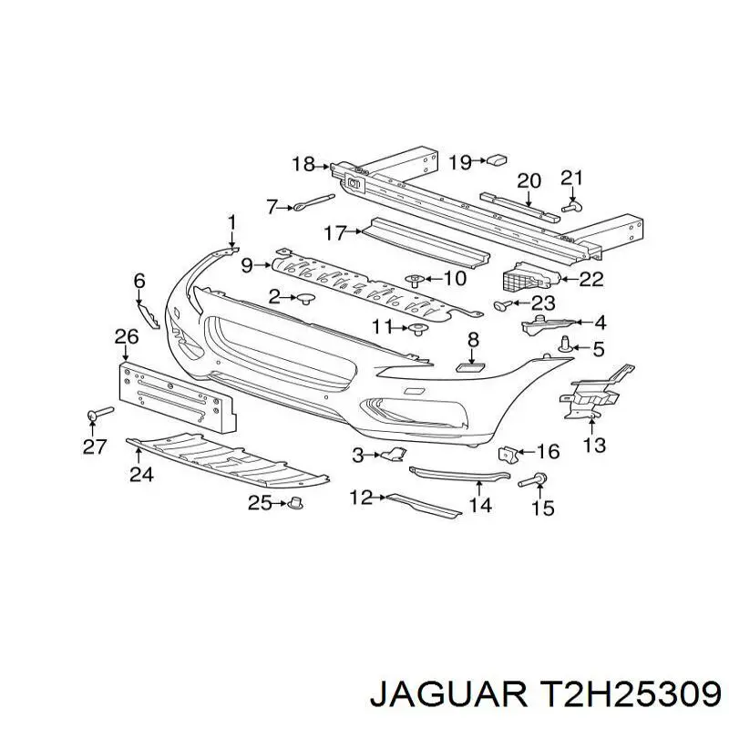Шина бампера переднего Tqparts TQ55211 цена, от 267.76 USD