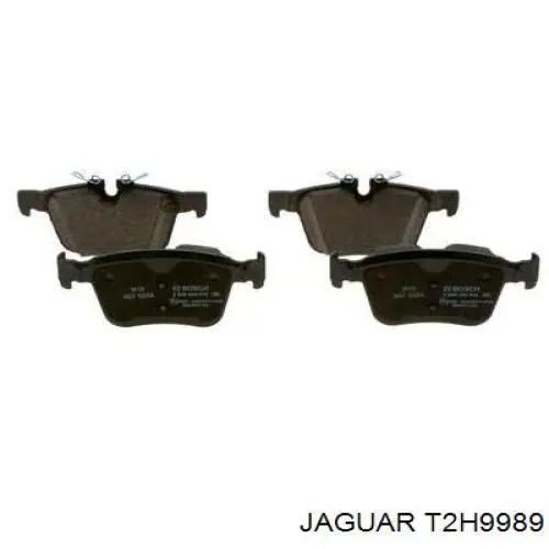 T2H9989 Jaguar Колодки тормозные дисковые комплект