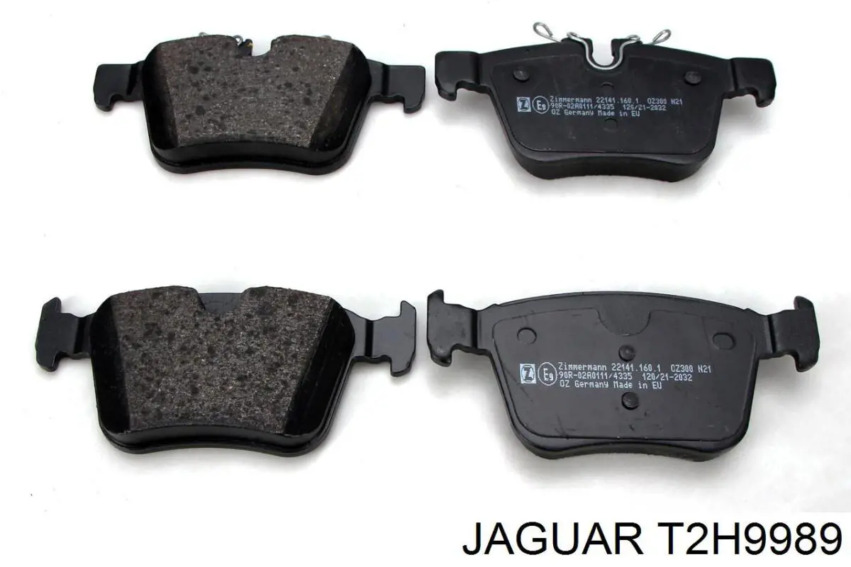 Задние тормозные колодки T2H9989 Jaguar