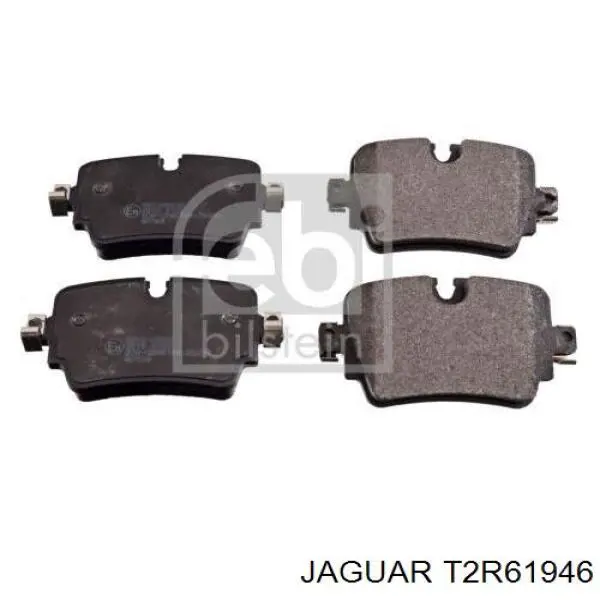 Колодки тормозные задние дисковые Jaguar T2R61946