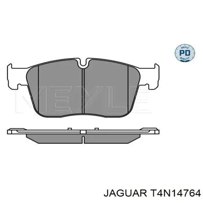 T4N14764 Jaguar Колодки передние