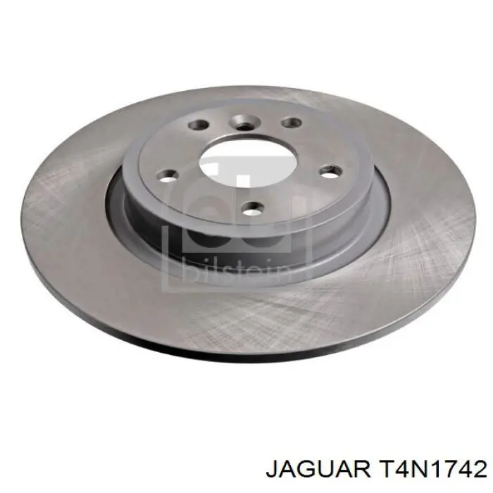 T4N1742 Jaguar диск тормозной задний