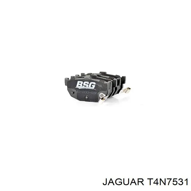 T4N7531 Jaguar Суппорт тормозной, передний, левый