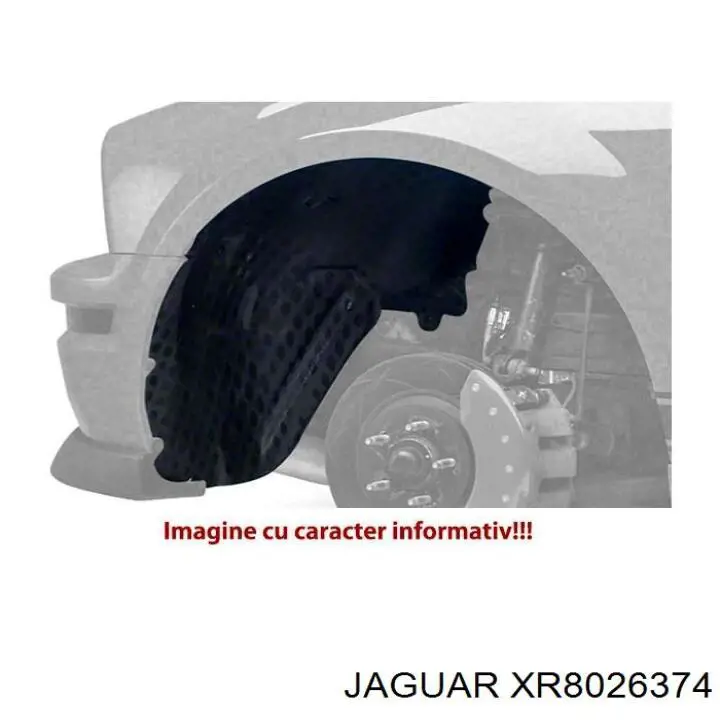 Подкрылок крыла переднего левый Jaguar XR8026374