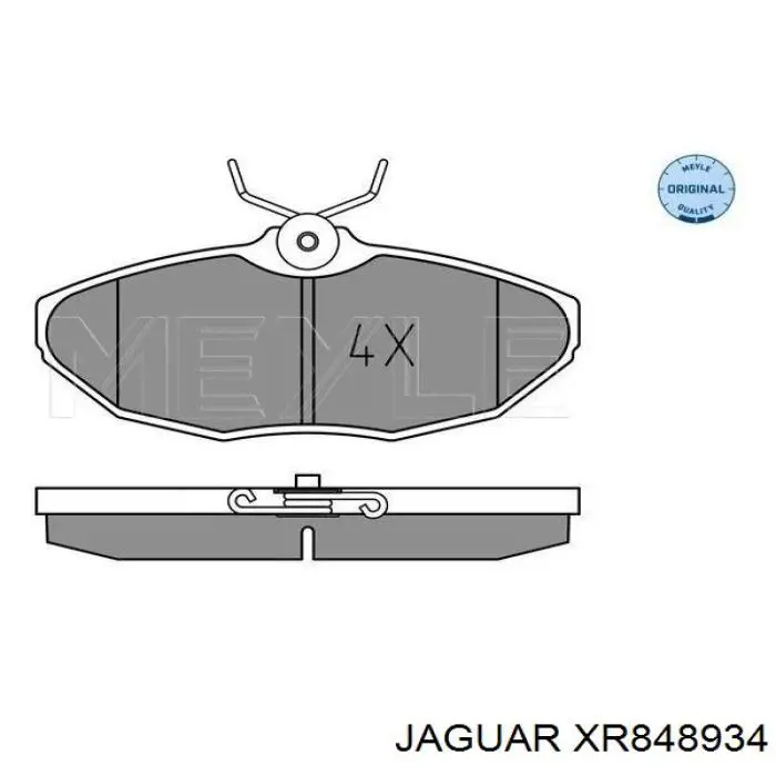 Колодки дисковые  Jaguar XR848934 цена, от 26.29 USD
