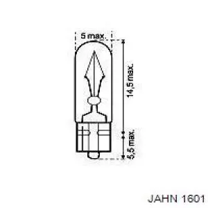 Лампочка щитка / панелі приладів 1601 Jahn