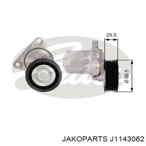 Роликовий модуль натяжителя ремня Jakoparts J1143062 цена, от 41.74 USD
