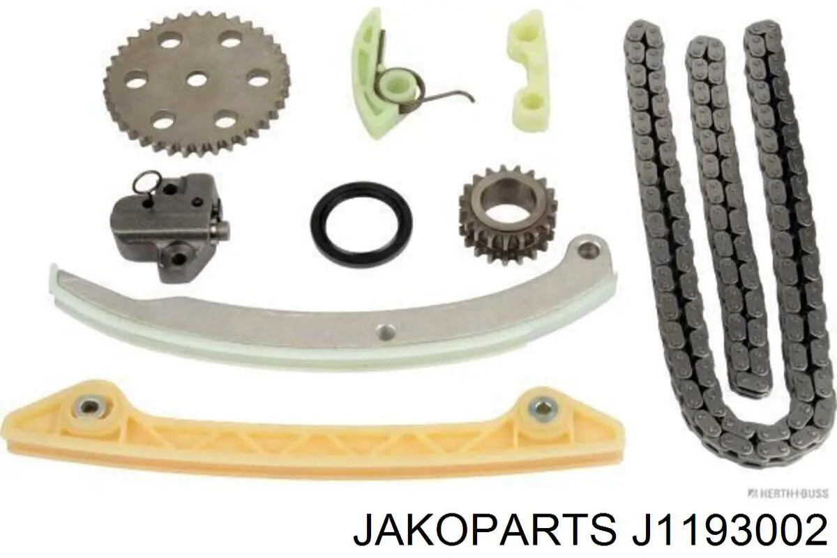 J1193002 Jakoparts Цепь ГРМ, комплект, верхняя