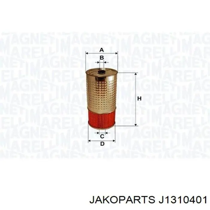 Купить J1310401 Jakoparts Фильтр центробежный очистки масла